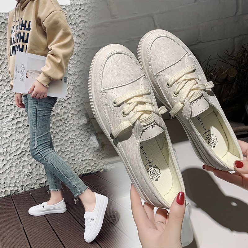 INS Fashion Canvas Sneakers - Lace Up Breathable Flats