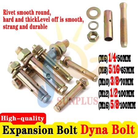 Dyna bolt/Expansion Bolt 1/4", 5/16", 3/8",1/2''，5/8‘’