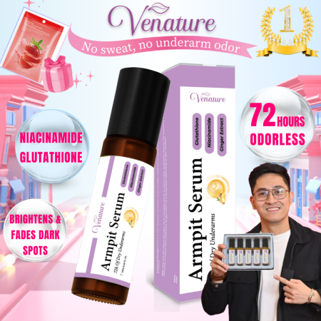 Venature Underarm Whitening Serum with Ginger Extract and Glutathione