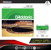 D'Addario Super Light Acoustic Strings .009-.045
