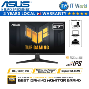 ASUS TUF Gaming 27" FHD IPS 165Hz Gaming Monitor