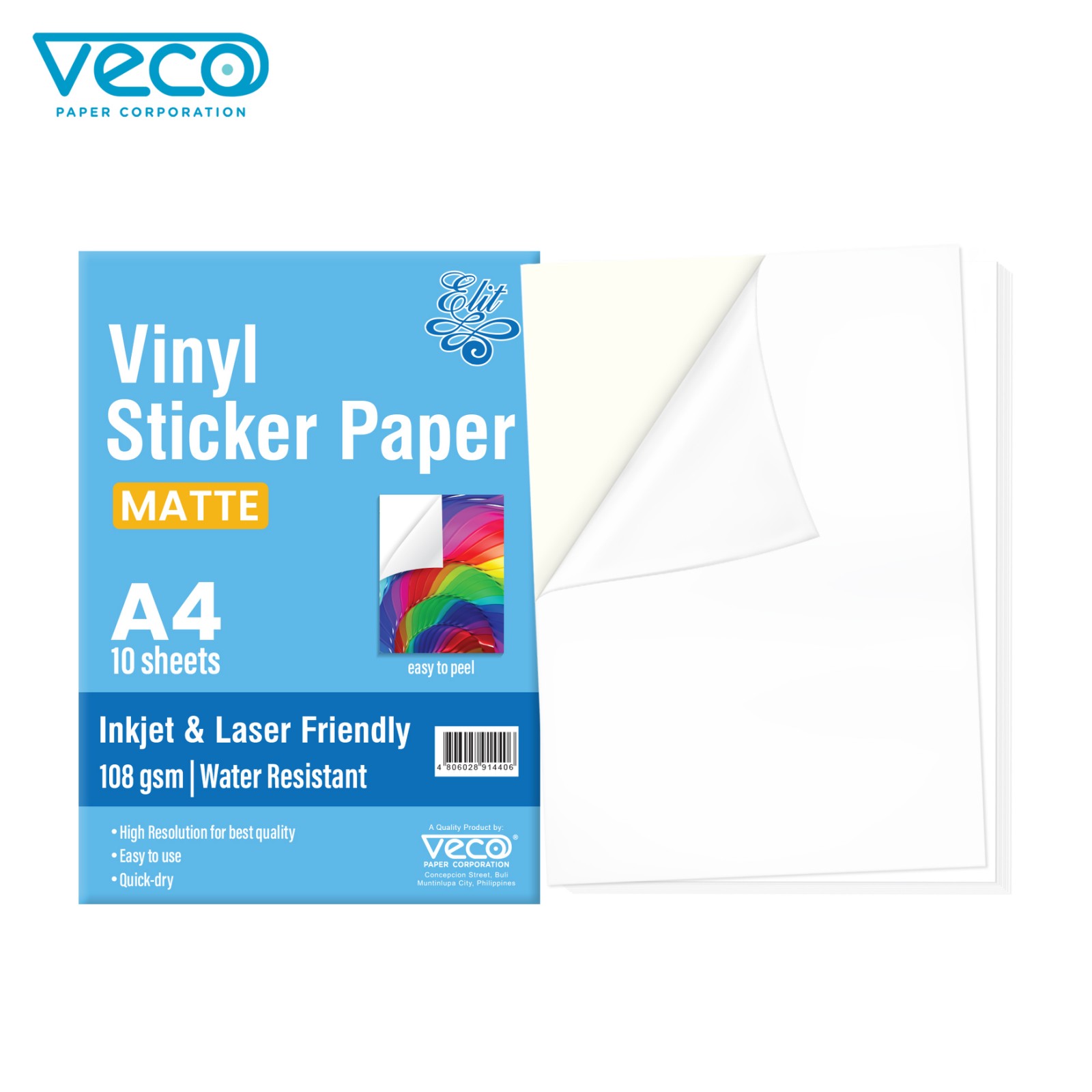 2022  Best Seller :Matte Printable Vinyl Sticker Paper