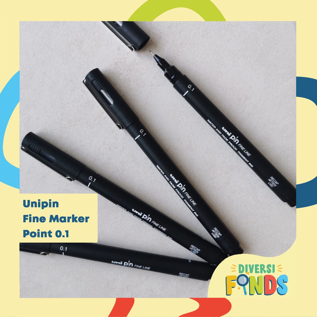 Ohuhu Fineliners Set of 8 Ultra Fine Line Drawing Markers, 8