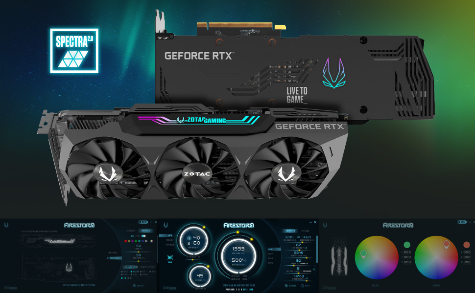 ZOTAC GAMING GeForce RTX 3080 Trinity OC NON-LHR 10GB GDDR6X 320-bit 19 Gbps PCIE 4.0 Gaming Graphics Card, IceStorm 2.0 Advanced Cooling, SPECTRA 2.0 RGB Lighting, NON LHR, ZT-A30800J-10P