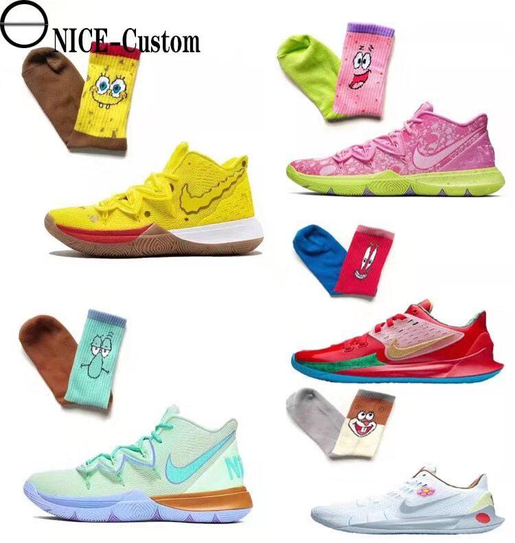 Spongebob Socks Nike Men Socks 
