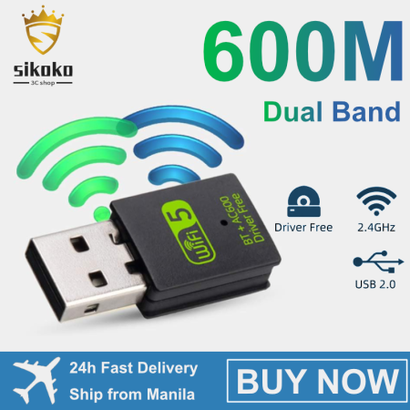 600Mbps Dual Band USB WiFi Bluetooth Adapter by XYZ Brand