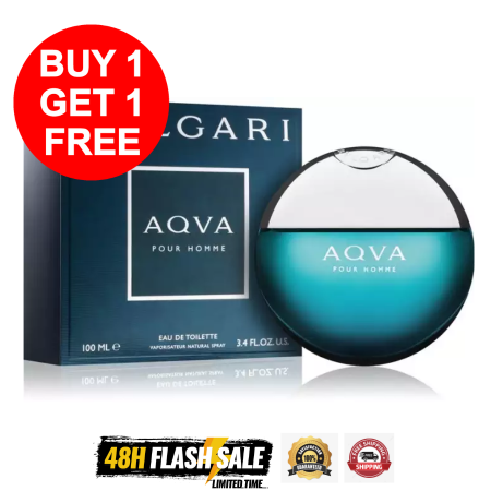 Flash Sale! Buy 1 Get 1 Aqva Perfume For Men