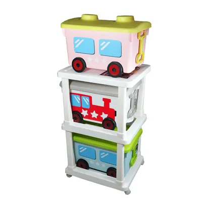 toy train storage containers