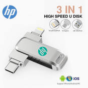 HP 512GB-2TB iOS OTG Flash Drive for iPhone & Type-C