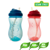 Sesame Beginnings Non-Spill Sipper Cup with Silicone Straw