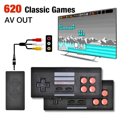 [Local Stock]2021 Mini Retro TV Game Console Classic 620/2000 Built-in Games With 2 Controllers NEW Handheld Game Players (1)