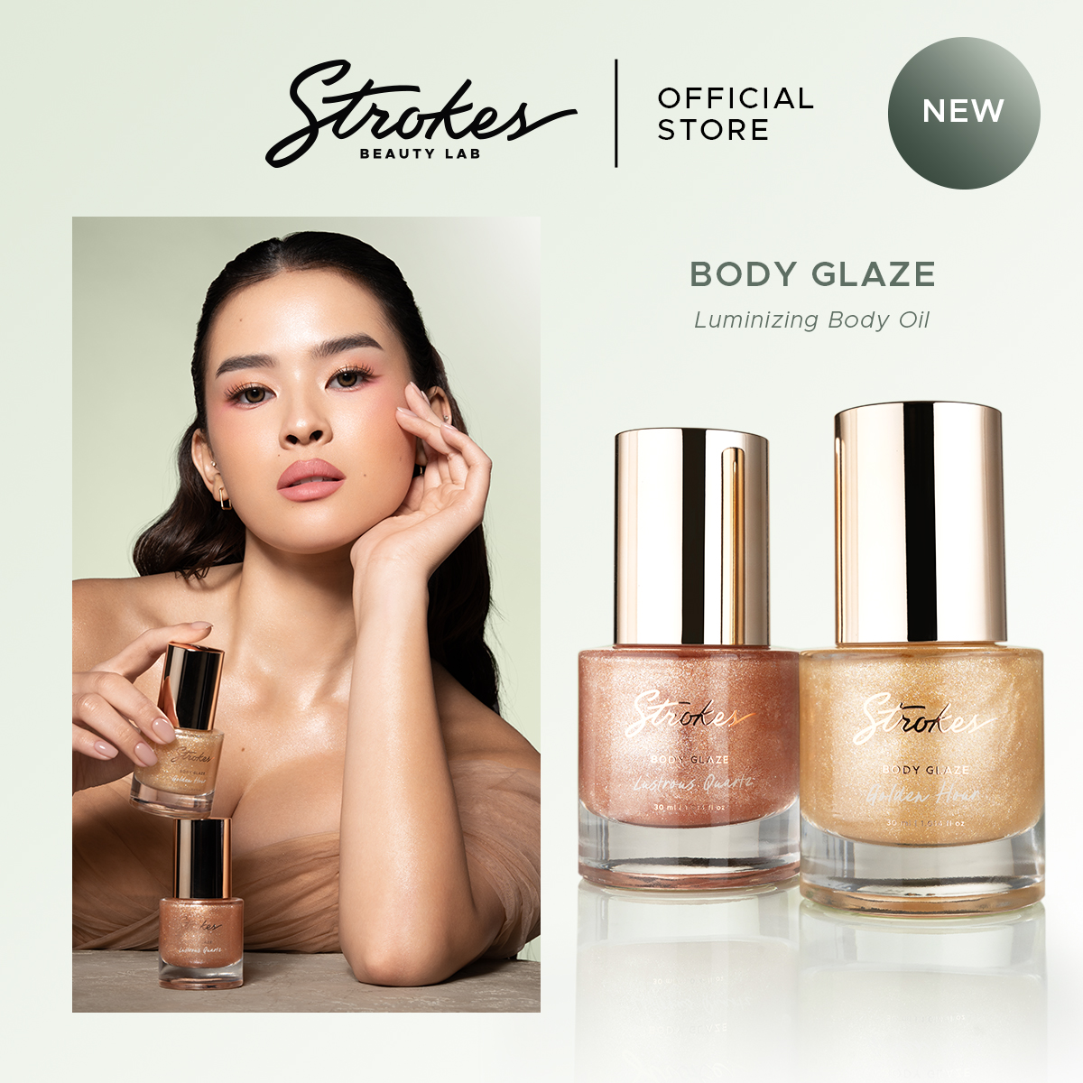 Discount on Strokes Beauty Lab  shoes - SKU: Strokes Body Glaze [Luminizing Body Oil]