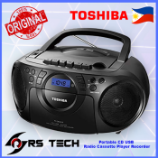 TOSHIBA Portable CD USB Radio Cassette Recorder TY-CKU310