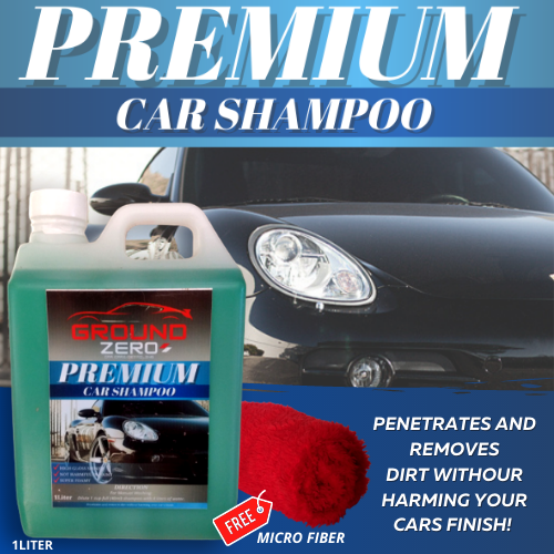 Ground Zero Premium Car Shampoo with Wax 1L