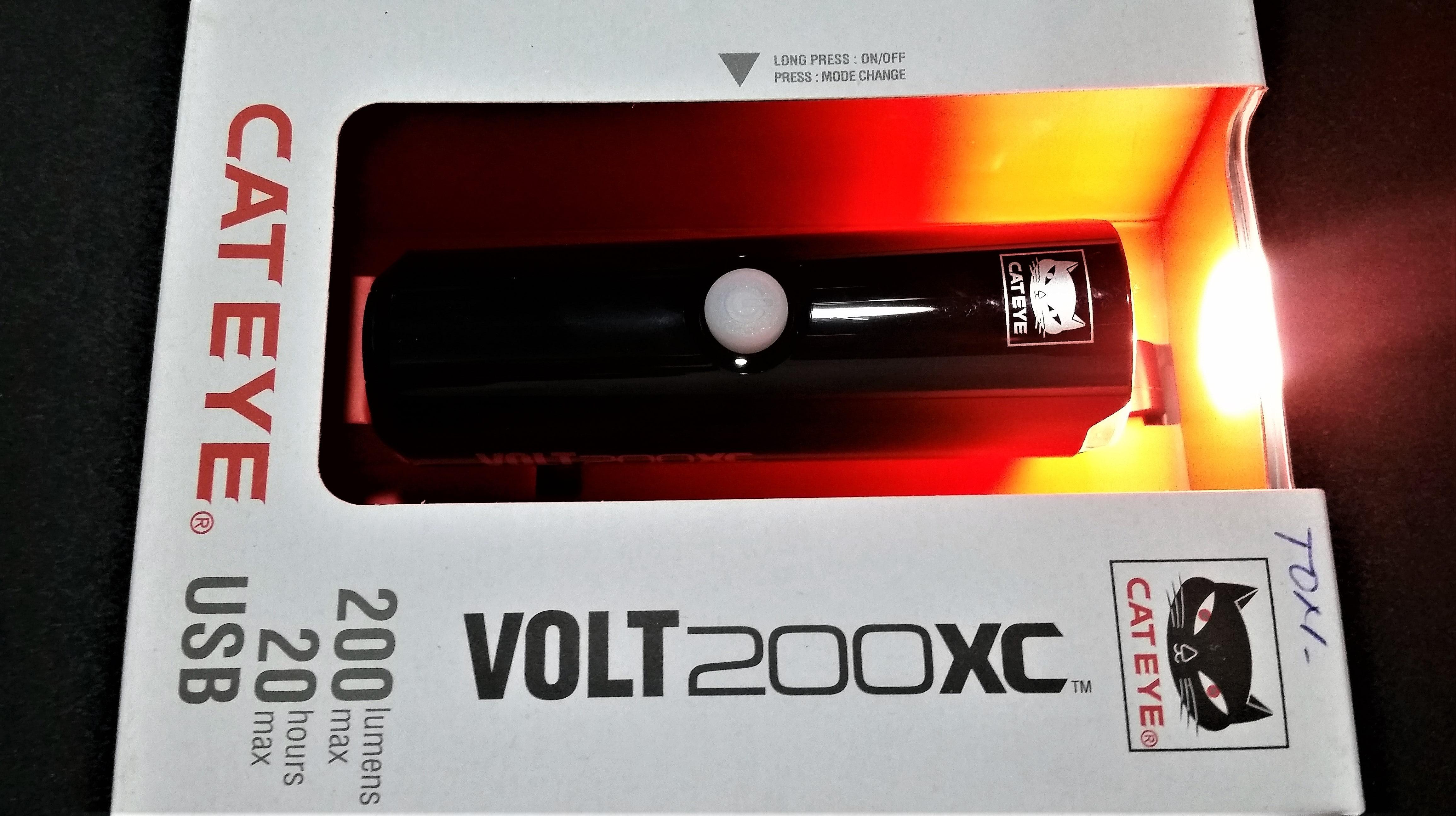 cateye volt 200 xc front bike light