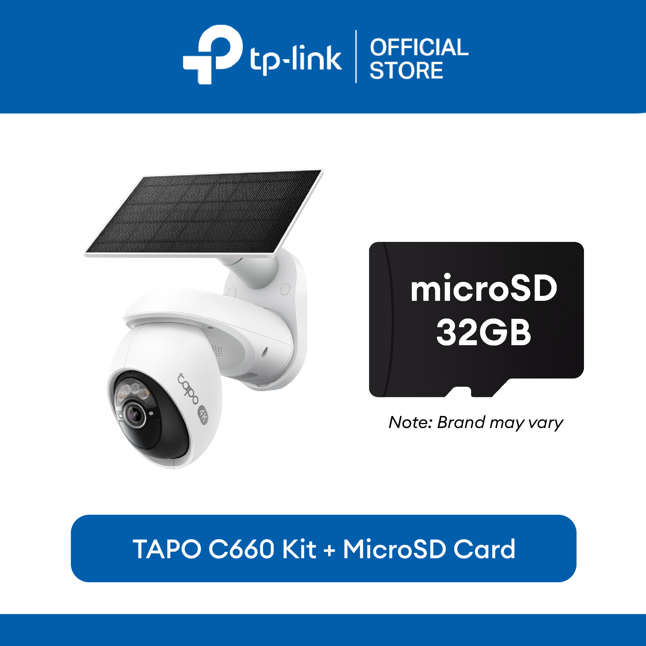 TP-Link Official Store / Tapo C660 Kit / 4K 8MP Solar-Powered Security Outdoor WiFi IP Security Cctv Sale Camera Connect to Cellphone with Mic and Speaker Pan/Tilt - Image 4