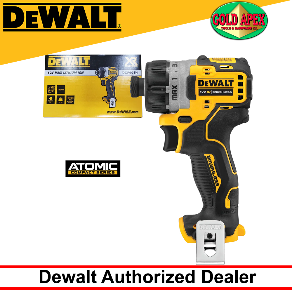 Dewalt DCF601N 12V Cordless Brushless Screwdriver [Atomic] (Bare