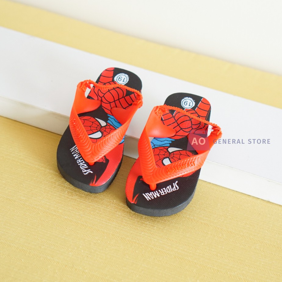 Spider Character Toddler Slippers for Boys (0-2 Years)