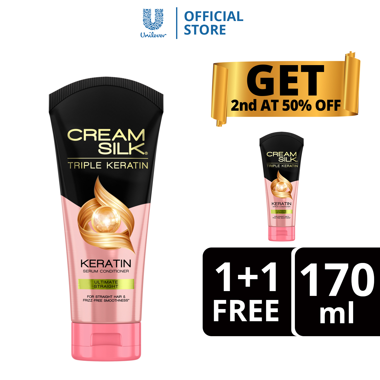 CREAM SILK KERATIN SERUM CONDITIONER 2本 Cream Silk Triple Keratin Serum Conditioner Ultimate Repair