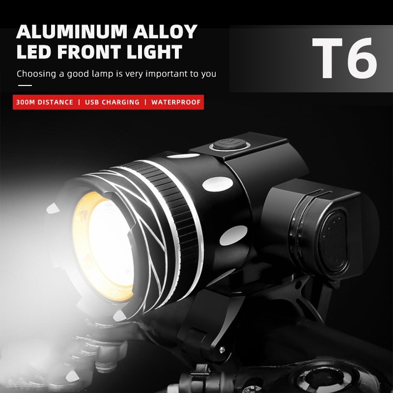 aluminum alloy led front bicycle light