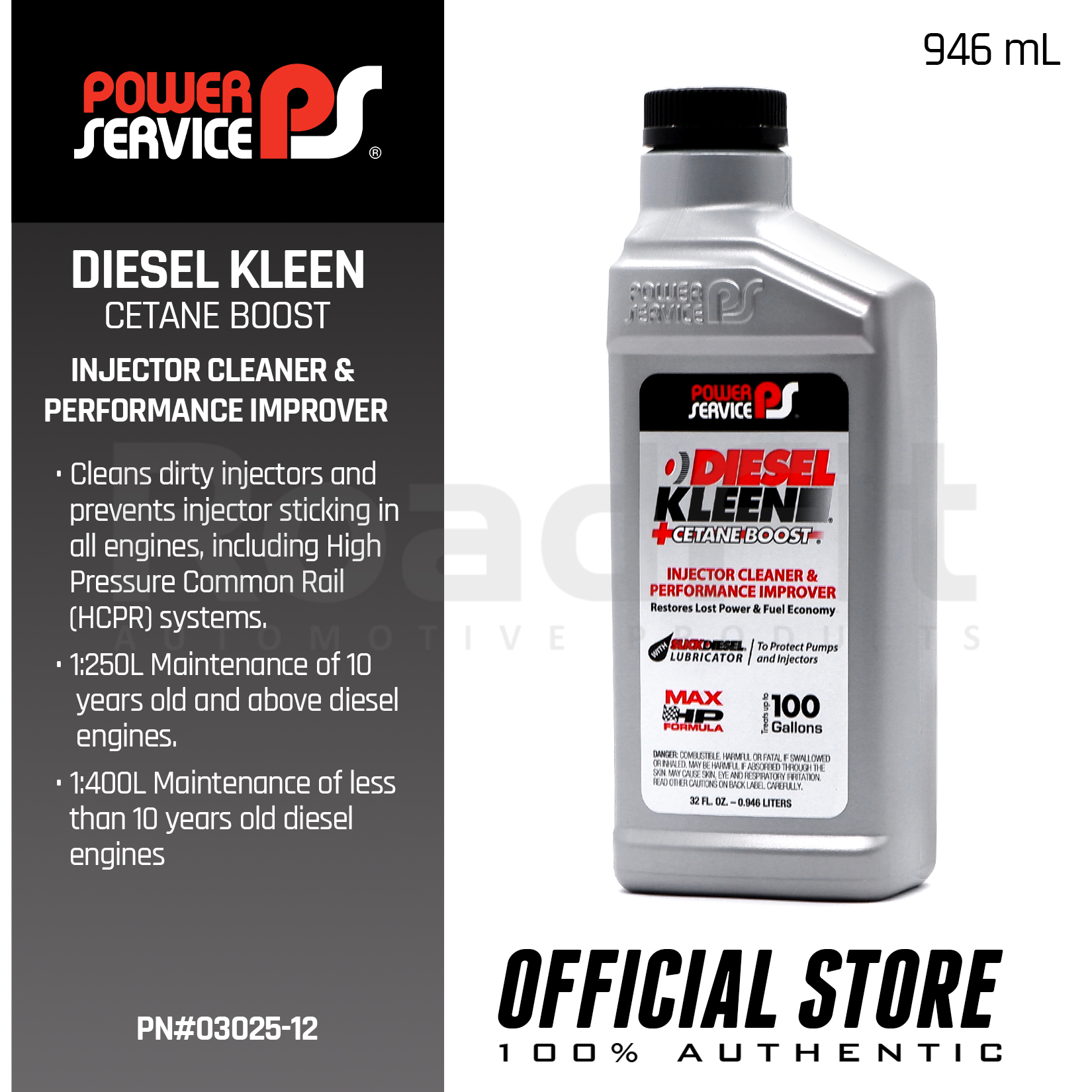 Power Service Clear-Diesel Fuel & Tank Cleaner Diesel Fuel