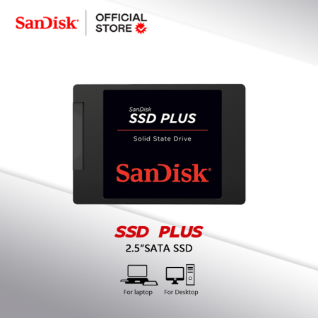 Sandisk 2.5" SATA III SSD, 480GB-1TB, Internal Desktop