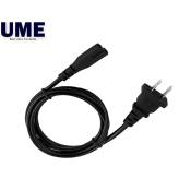 US 2 Prong AC Power Cord for PC Laptop PS3 Slim