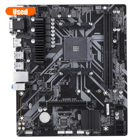 GIGABYTE B450M S2H Micro ATX Motherboard with AMD AM4