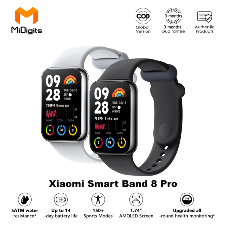 Xiaomi Smart Band 8 Pro: 1.74” AMOLED, 150+ Sports Modes