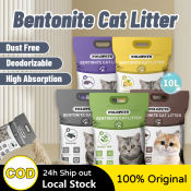 FOLOPETS Bentonite Cat Litter: Lavender Lemon Charcoal Odor Eliminator