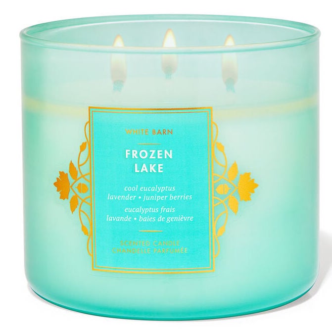 Frozen online lake candles