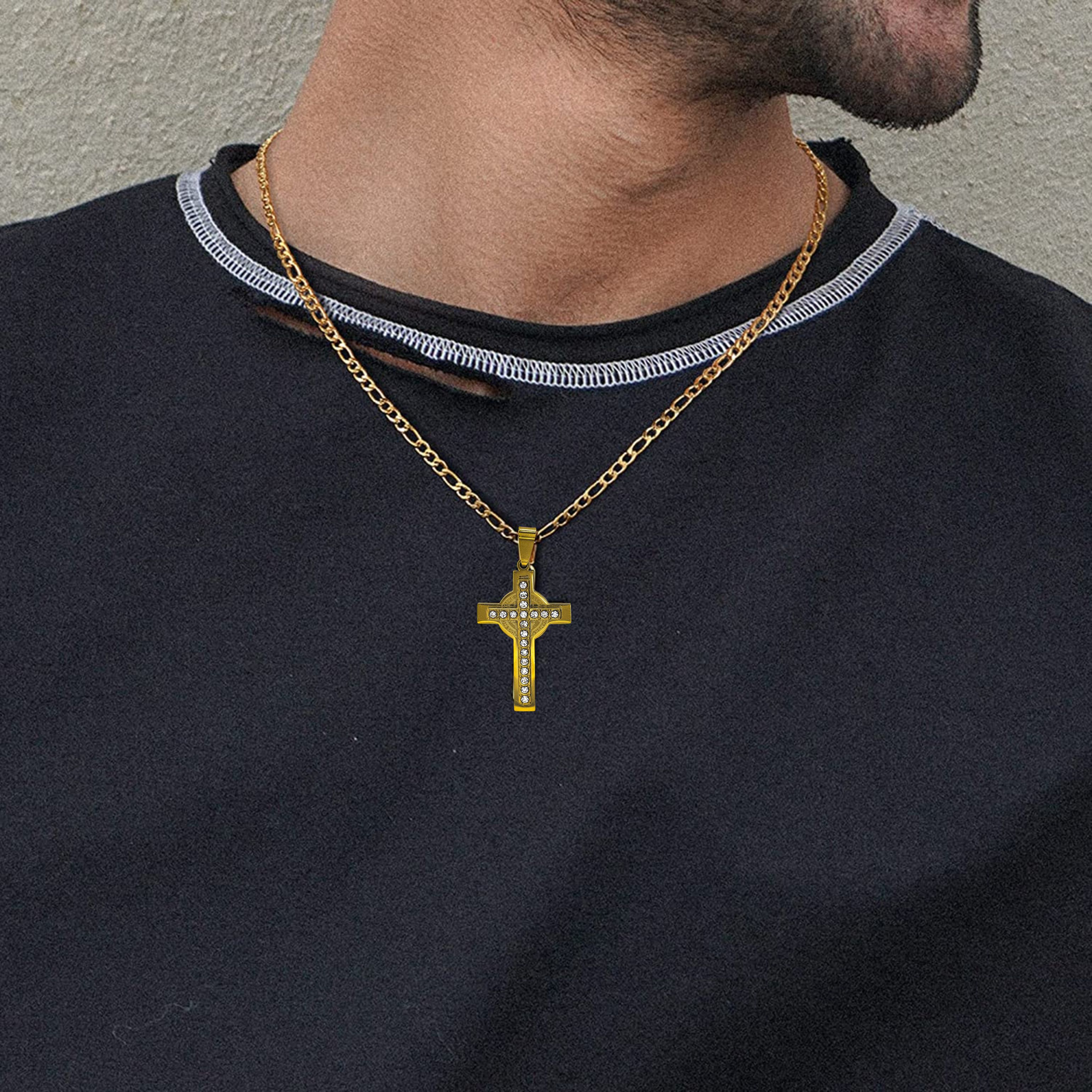 Best gold shop cross necklace