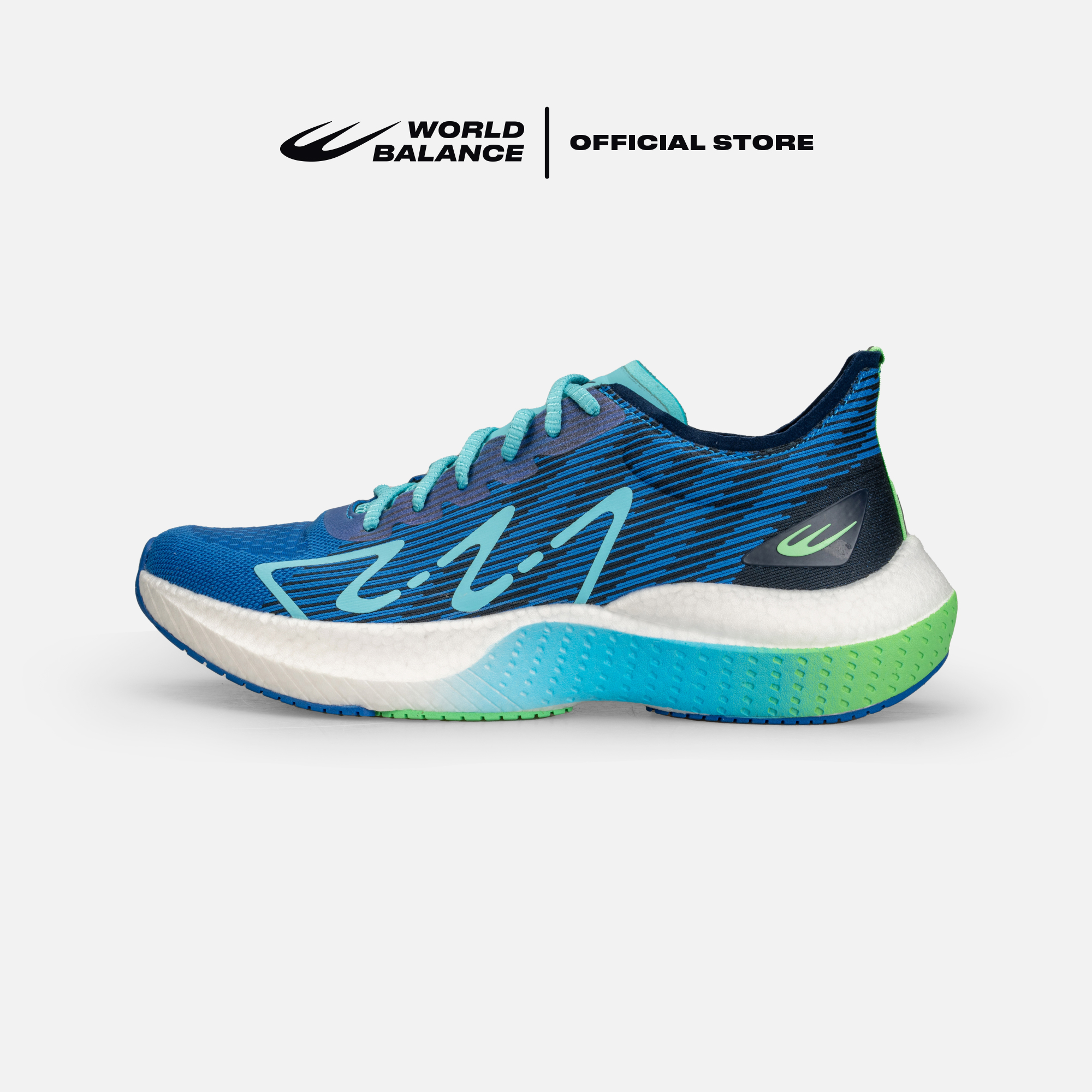 World Balance SPEED RUNNERS Mens Performance Running Shoes Mid-Top