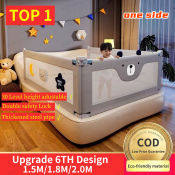 Baby Bed Guardrail by OEM - Adjustable Safety Fence for Cribs