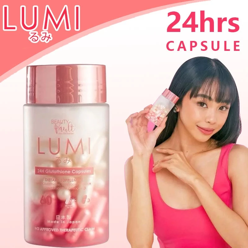 lumina glutathione price UTHENTIC Beauty Vault LUMI 60 CAPSULE 24H Whitening JAPAN FORMULA Glow Sun Block Glowing Essence Effects of black seed STRENGTH:Elite