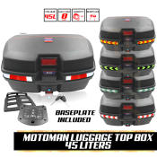 High Quality GIVI Motorcycle Top Box with Base Plate - 45L