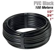 100 Mtrs | SDR-11 Hdpe Black Pipe Waterline & Farm Garden Irrigation Hose | 1/2 3/4 1