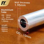 FUYI 10mm OD Aluminum Tube for 6mm Steel Balls