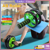 AB Roller Double-Wheel Abdominal Exercise Equipment - 16 Inch