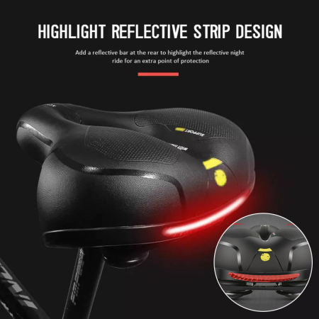 Waterproof Shockproof MTB Bike Seat - Big Butt Comfort