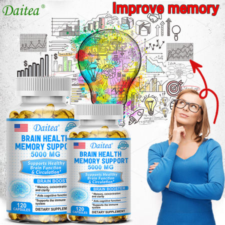 Brain Health Memory Support by Daitea, Improve Memory & Focus