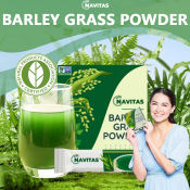 Navitas Barley Grass Powder - Pure Organic Superfood for Detox