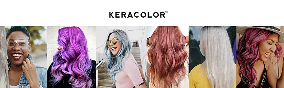 keracolor hair dye semi permanent hair color depositing conditioner cruelty free