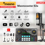 Maono AME2 Portable Mixer Sound System for Podcasting and Gaming