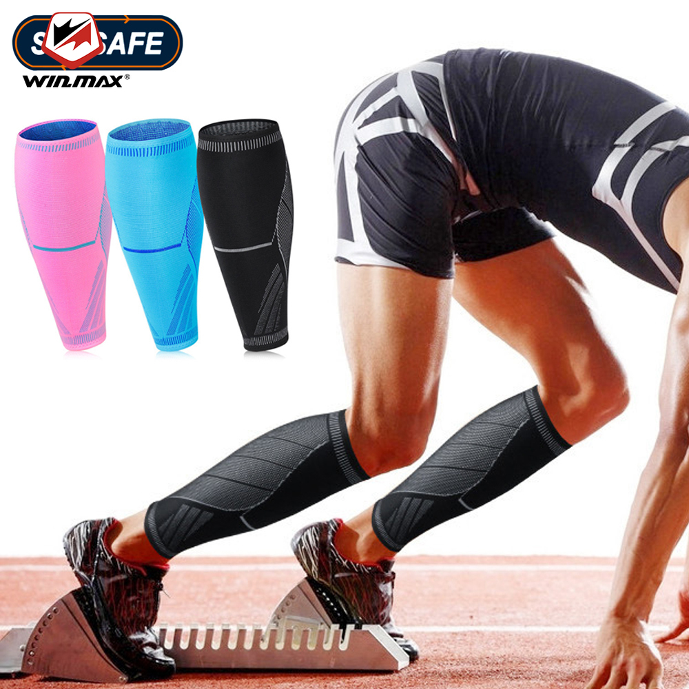 Winmax 2Pcs/Pair Professional Sports Knitting Calf Compression Sleeve