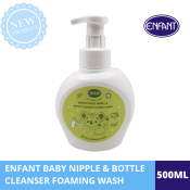 ENFANT Baby Nipple & Bottle Cleanser Foaming Wash, 500ml