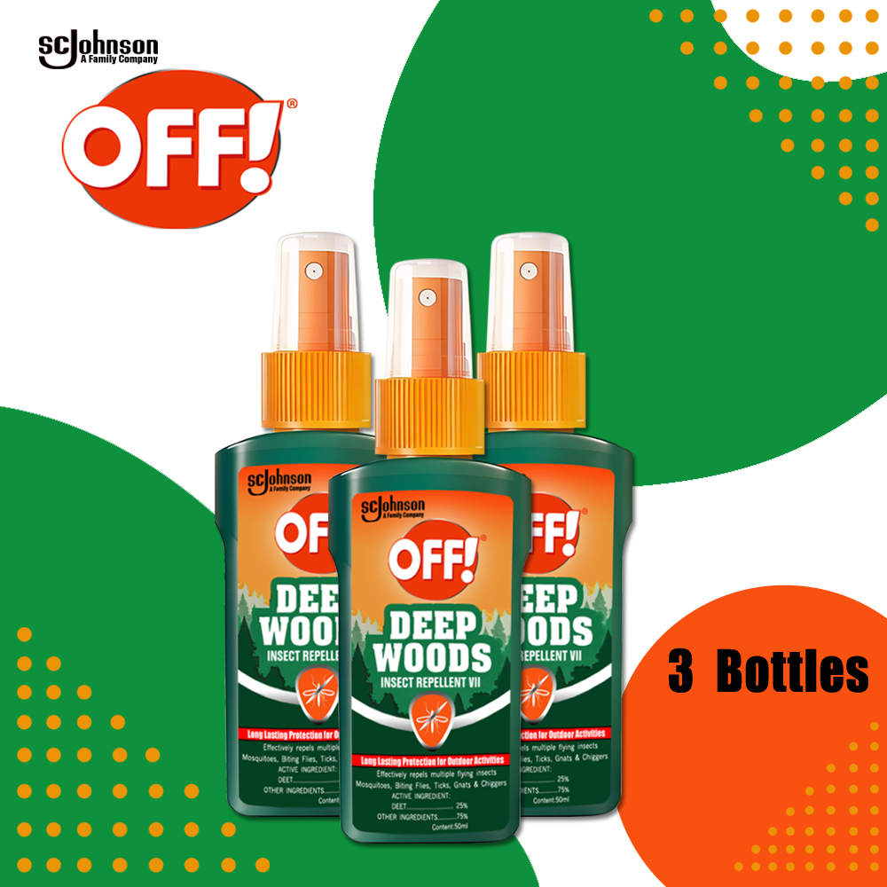 OFF！Deep Woods Insect VII Mosquito repellent spray provides long- protection , and repels tic, es - Image 3