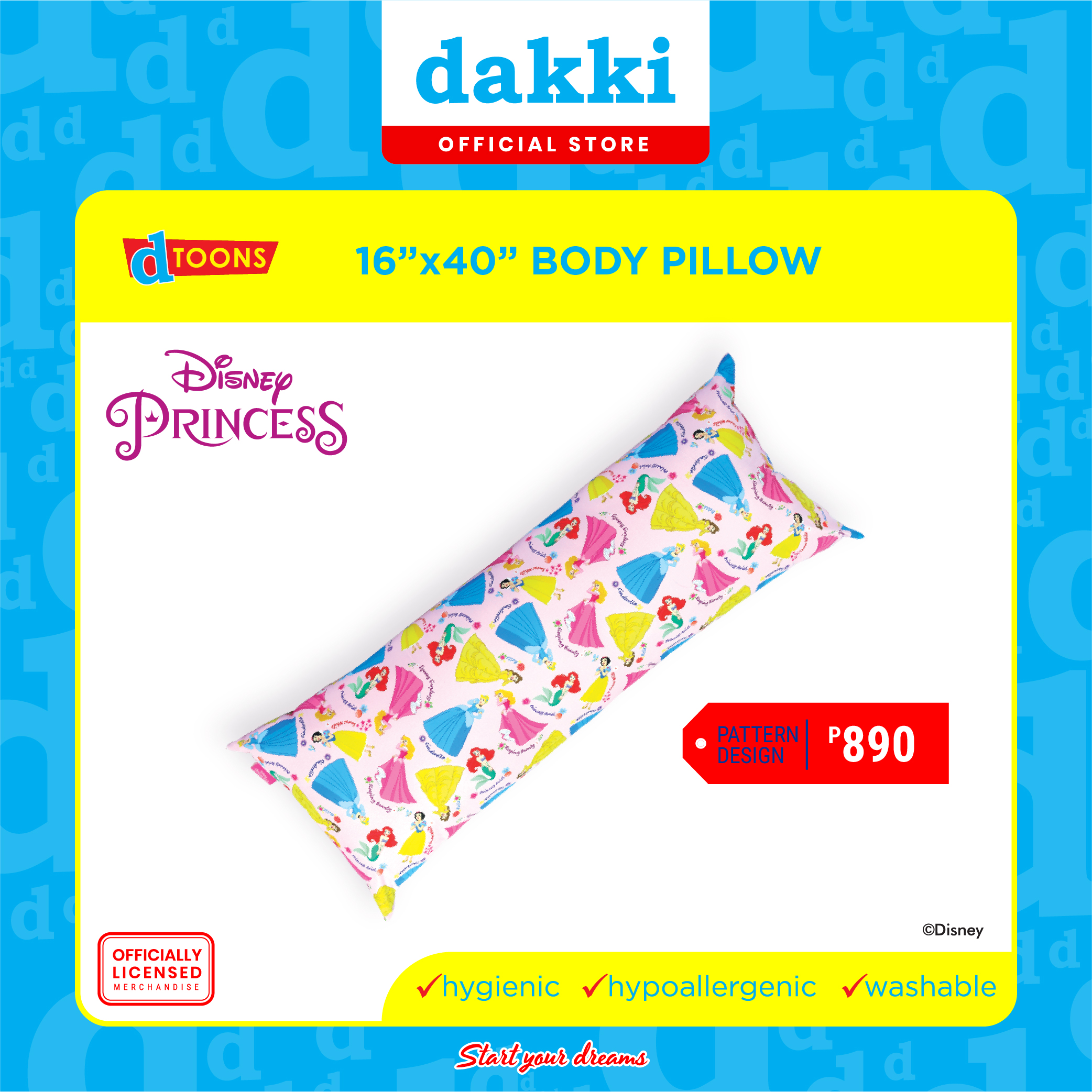 Dakki hotdog hot sale pillow size