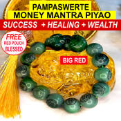 Green PIYAO Lucky Charm Bracelet with Free Pouch