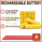 High-Quality Rechargeable AA/AAA Ni-MH Batteries for Toys & Flashlights